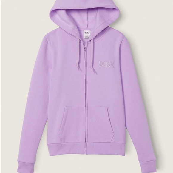 VS PINK OUTFIT Victoria's Secret PINK Bling
FullZip & Matching Joggers size L XL - Picture 7 of 12